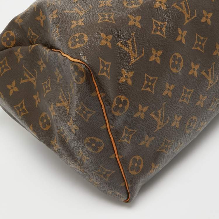 Pre Owned Louis Vuitton Monogram Canvas Speedy 35 Bag