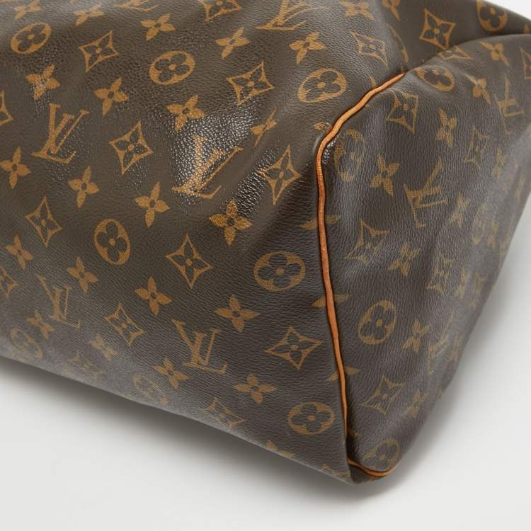 Pre Owned Louis Vuitton Monogram Canvas Speedy 35 Bag