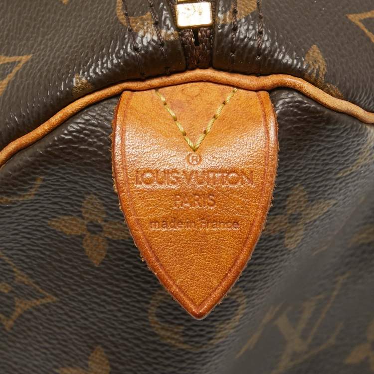 Pre Owned Louis Vuitton Monogram Canvas Speedy 35 Bag