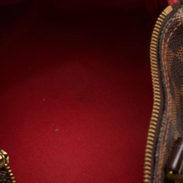 Pre Owned Louis Vuitton Damier Ebene Canvas Speedy 35 Bag