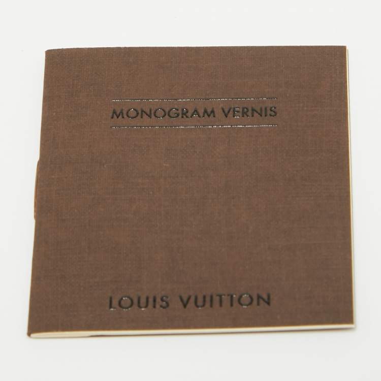 Pre Owned Louis Vuitton Citrine Monogram Vernis Brea MM Bag