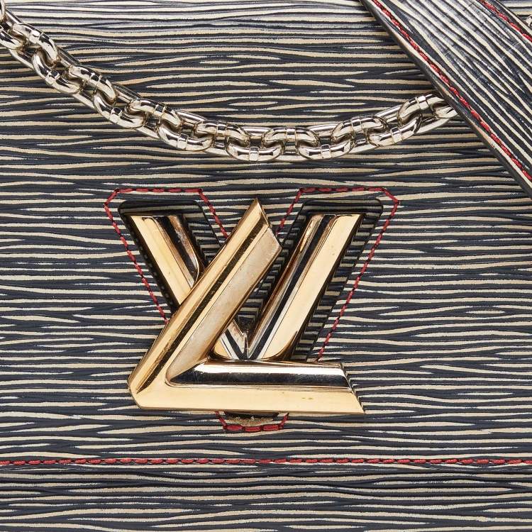 Pre Owned Louis Vuitton Black/Beige Epi Leather Twist PM Bag