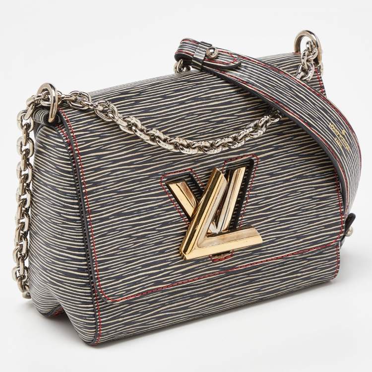 Pre Owned Louis Vuitton Black/Beige Epi Leather Twist PM Bag