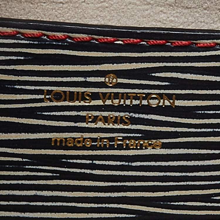 Pre Owned Louis Vuitton Black/Beige Epi Leather Twist PM Bag