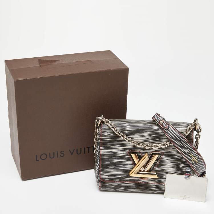 Pre Owned Louis Vuitton Black/Beige Epi Leather Twist PM Bag