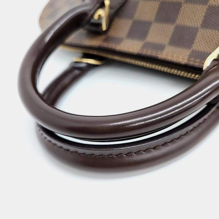 Pre Owned Louis Vuitton Damier Ebene Alma PM Satchel