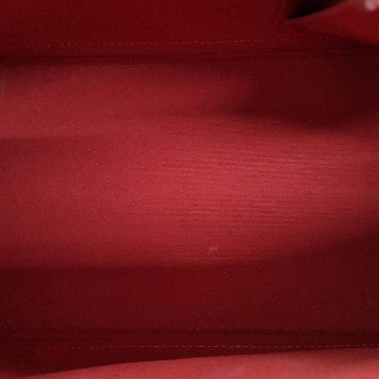 Pre Owned Louis Vuitton Damier Ebene Alma PM Satchel