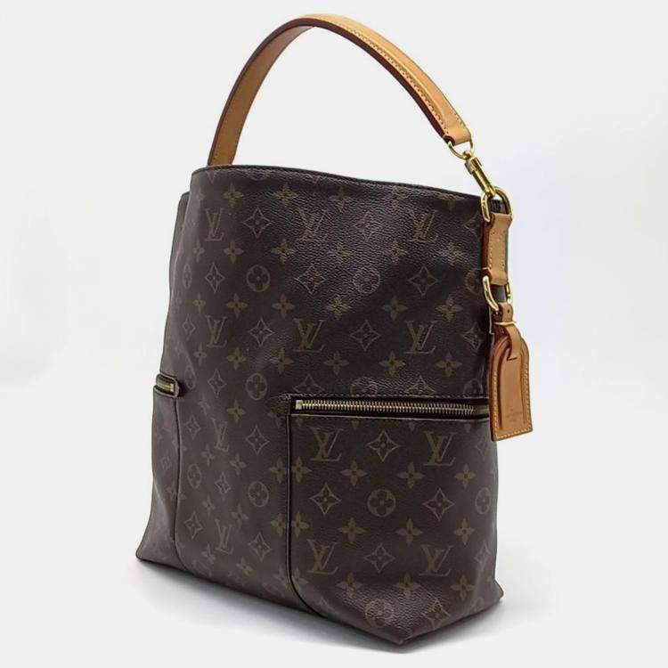 Pre Owned Louis Vuitton Brown Monogram Canvas Melie Tote Bag