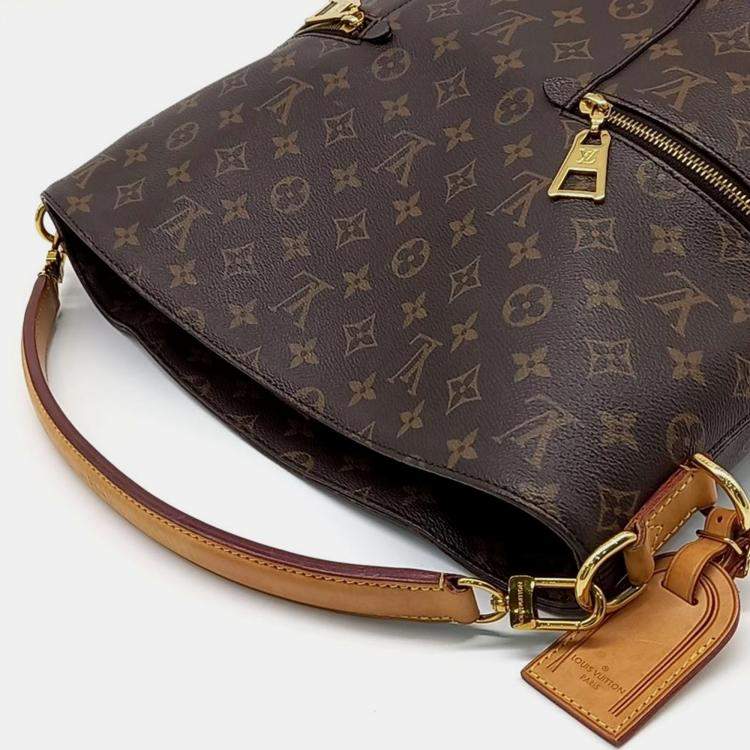 Pre Owned Louis Vuitton Brown Monogram Canvas Melie Tote Bag