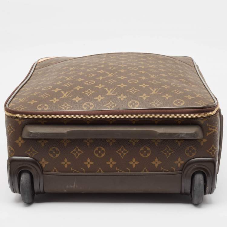 Pre Owned Louis Vuitton Monogram Canvas Business Pegase Legere 55 Luggage