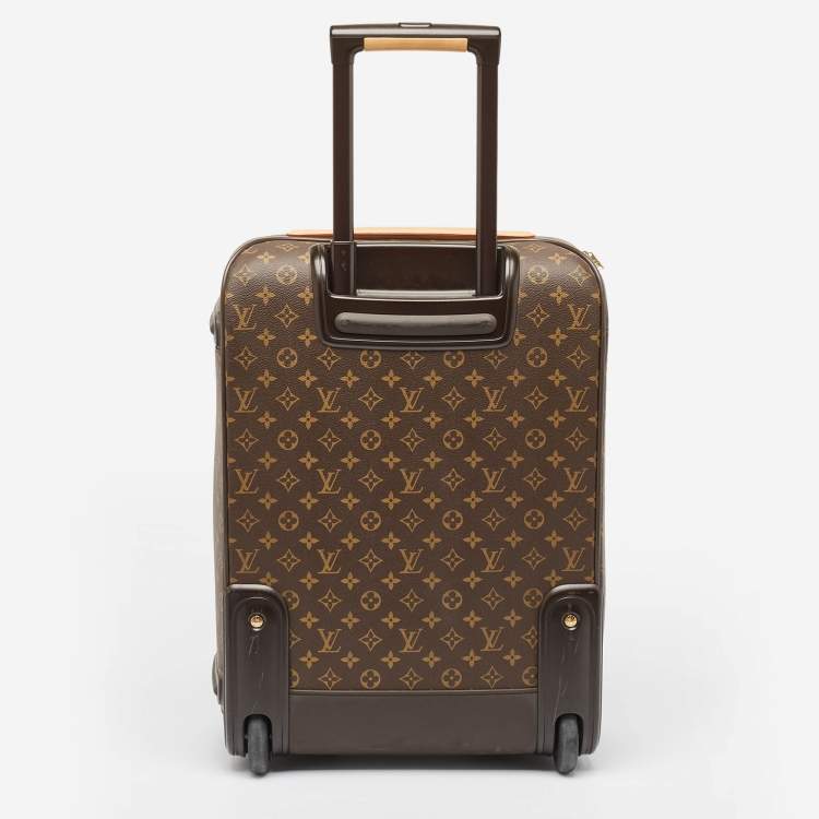 Pre Owned Louis Vuitton Monogram Canvas Business Pegase Legere 55 Luggage