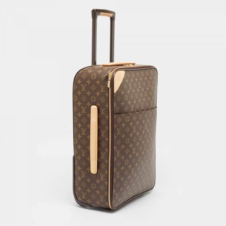Pre Owned Louis Vuitton Monogram Canvas Business Pegase Legere 55 Luggage