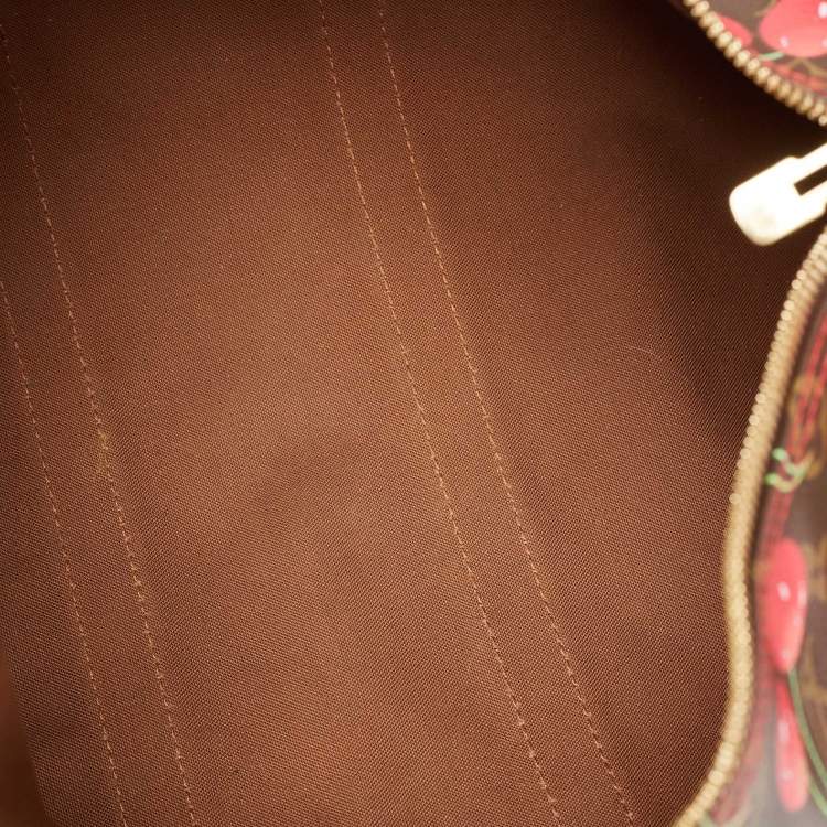Pre Owned Louis Vuitton Monogram Canvas Cerises Keepall 45 Bag