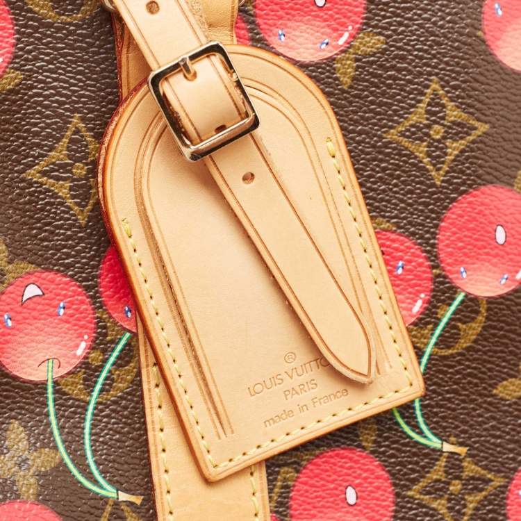 Pre Owned Louis Vuitton Monogram Canvas Cerises Keepall 45 Bag