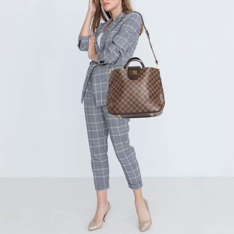 Pre Owned Louis Vuitton Damier Ebene Canvas Cabas Rosebery Bag