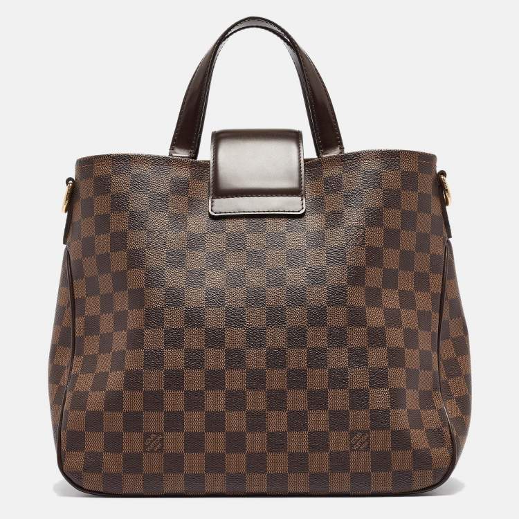 Pre Owned Louis Vuitton Damier Ebene Canvas Cabas Rosebery Bag