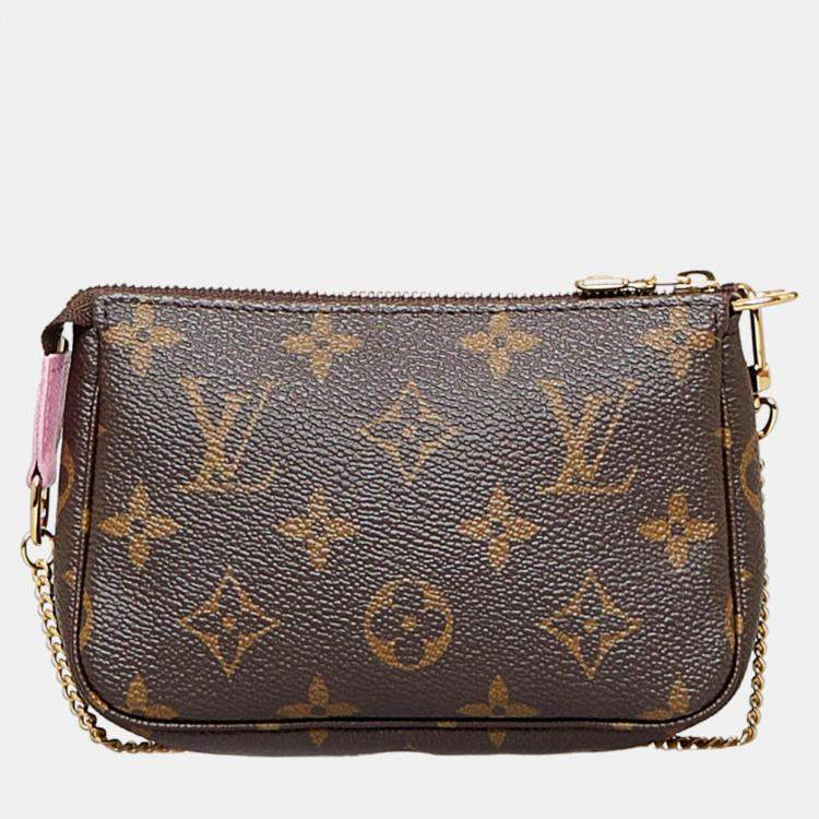 Pre Owned Louis Vuitton Limited Edition Vivienne Mini Monogram Pochette Accessoires Baguette handbag