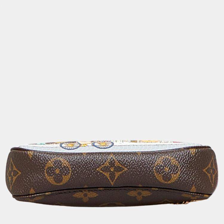 Pre Owned Louis Vuitton Limited Edition Vivienne Mini Monogram Pochette Accessoires Baguette handbag