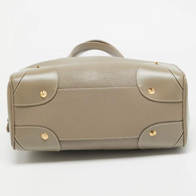 Pre Owned Louis Vuitton Beige Suhali Leather Le Majestueux Bag