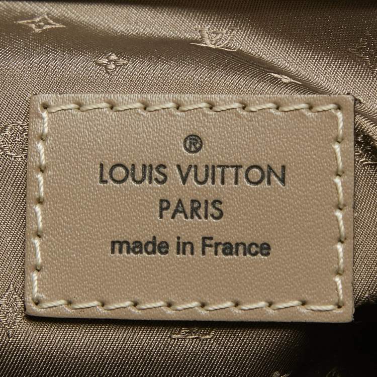 Pre Owned Louis Vuitton Beige Suhali Leather Le Majestueux Bag