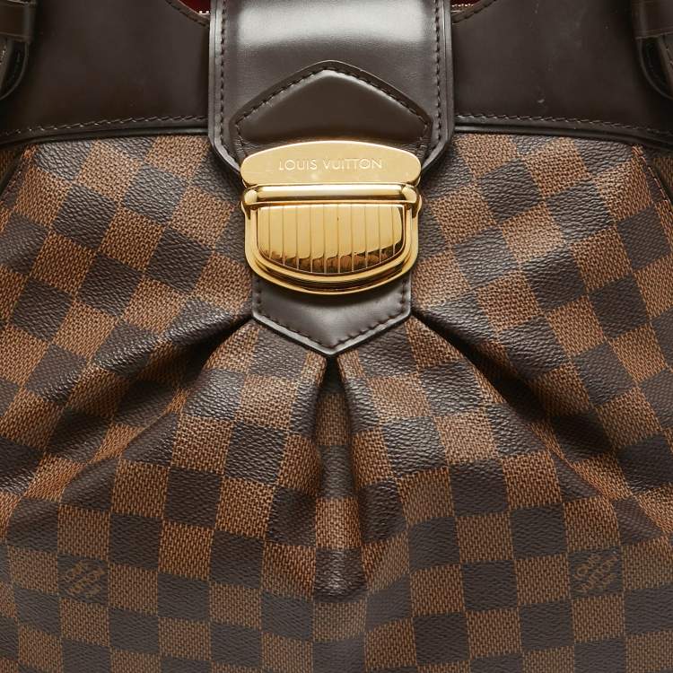 Pre Owned Louis Vuitton Damier Ebene Canvas Sistina MM Bag