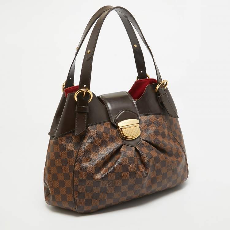 Pre Owned Louis Vuitton Damier Ebene Canvas Sistina MM Bag