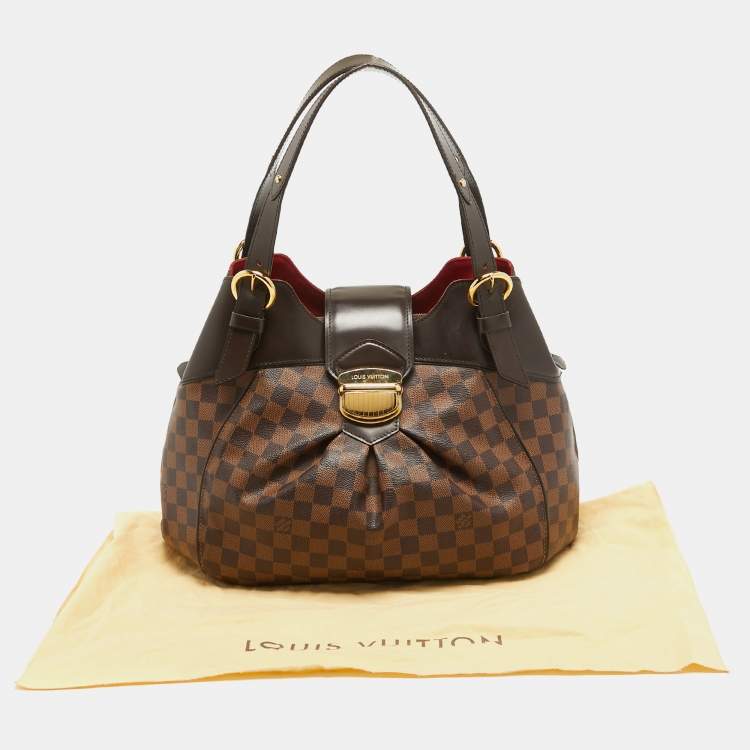 Pre Owned Louis Vuitton Damier Ebene Canvas Sistina MM Bag