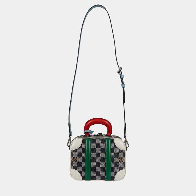 Pre Owned Louis Vuitton Mini Luggage Damier BB Handbag - '10s Multicolor Canvas