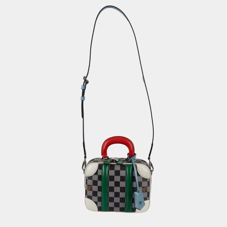 Pre Owned Louis Vuitton Mini Luggage Damier BB Handbag - '10s Multicolor Canvas