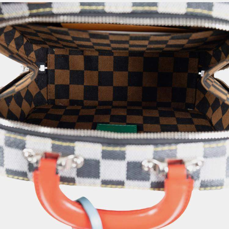 Pre Owned Louis Vuitton Mini Luggage Damier BB Handbag - '10s Multicolor Canvas