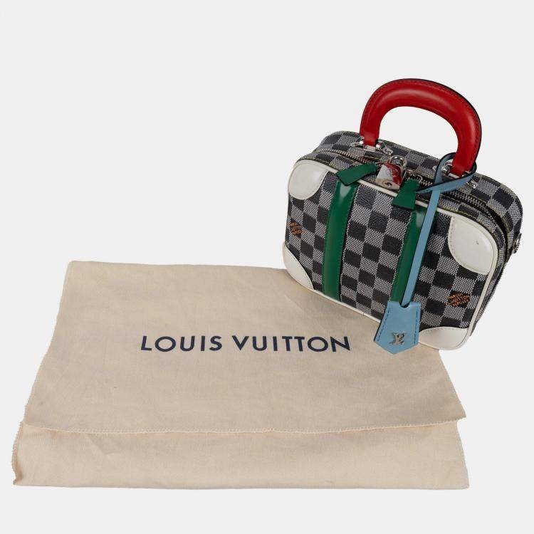 Pre Owned Louis Vuitton Mini Luggage Damier BB Handbag - '10s Multicolor Canvas