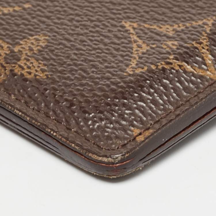 Pre Owned Louis Vuitton Monogram Canvas Card Holder 