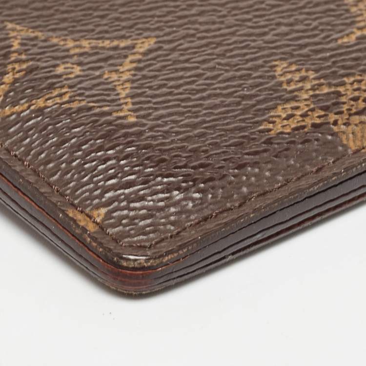 Pre Owned Louis Vuitton Monogram Canvas Card Holder 