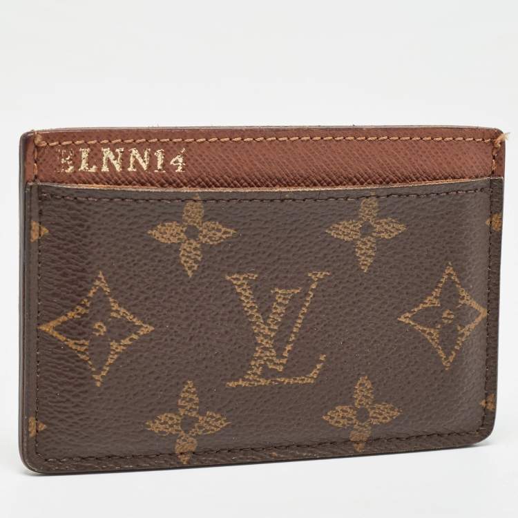 Pre Owned Louis Vuitton Monogram Canvas Card Holder 