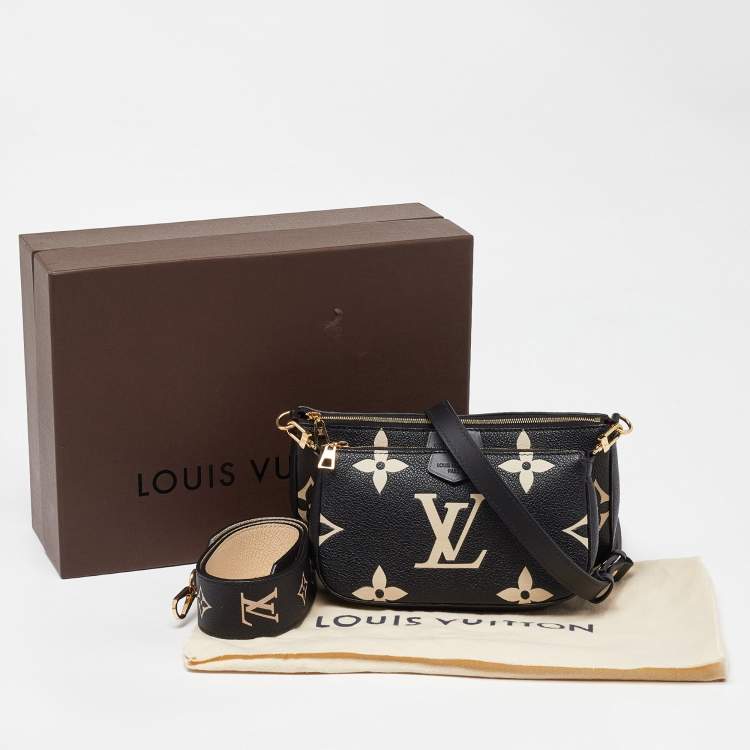 Pre Owned Louis Vuitton Bicolor Monogram Empriente Leather Multi-Pochette Accessories Bag