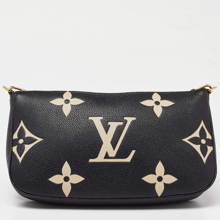 Pre Owned Louis Vuitton Bicolor Monogram Empriente Leather Multi-Pochette Accessories Bag