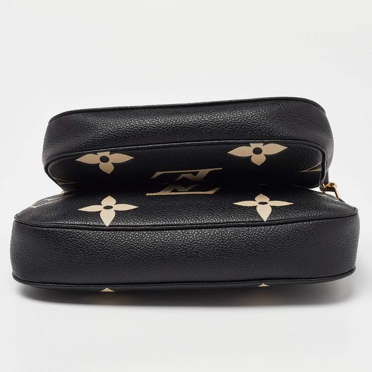 Pre Owned Louis Vuitton Bicolor Monogram Empriente Leather Multi-Pochette Accessories Bag