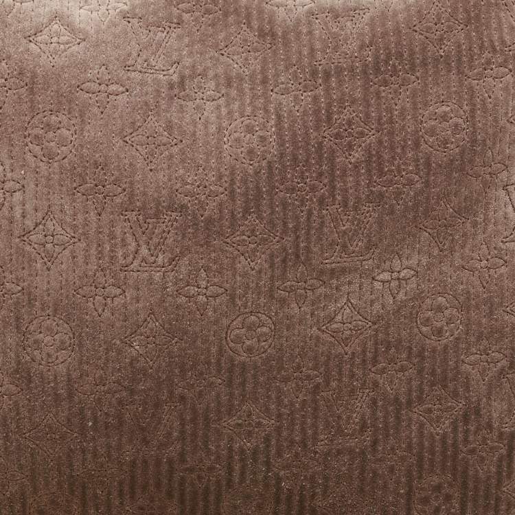 Pre Owned Louis Vuitton Brown Monogram Antheia Suede Ixia MM Bag
