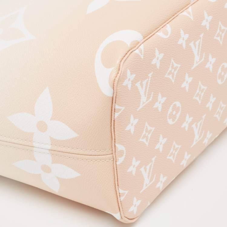 Pre Owned Louis Vuitton Brume Monogram Giant Canvas By The Pool Neverfull MM Bag