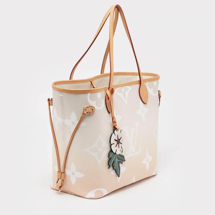 Pre Owned Louis Vuitton Brume Monogram Giant Canvas By The Pool Neverfull MM Bag