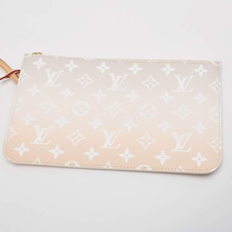Pre Owned Louis Vuitton Brume Monogram Giant Canvas By The Pool Neverfull MM Bag