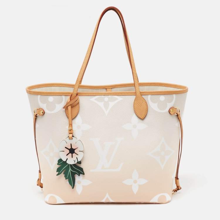 Pre Owned Louis Vuitton Brume Monogram Giant Canvas By The Pool Neverfull MM Bag
