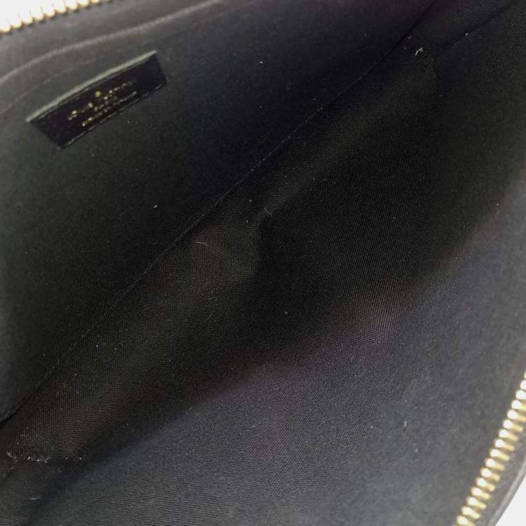 Pre Owned Louis Vuitton Black Monogram Empriente Leather Daily Clutch Bag