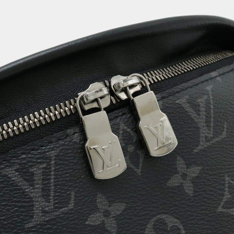 Pre Owned Louis Vuitton Black Monogram Eclipse Discovery Bumbag PM 