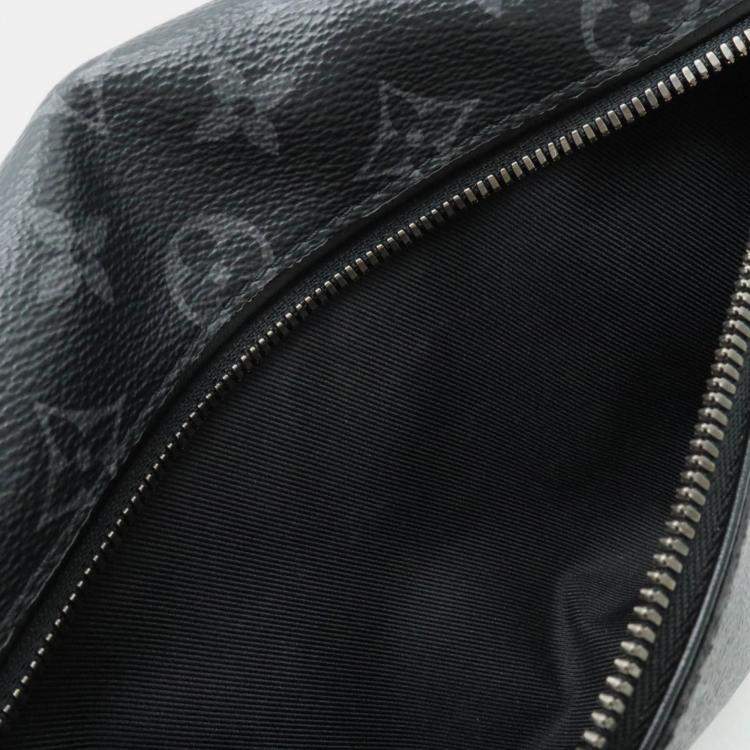 Pre Owned Louis Vuitton Black Monogram Eclipse Discovery Bumbag PM 
