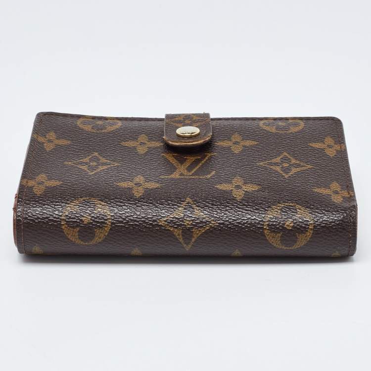 Pre Owned Louis Vuitton Monogram Canvas Portefeuille Viennois Wallet