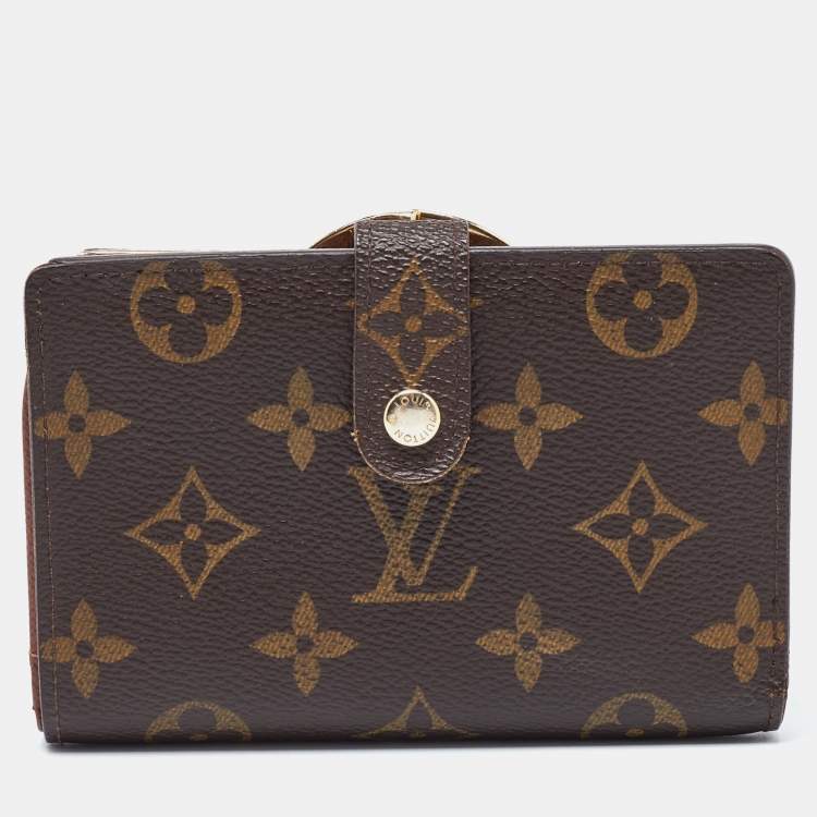 Pre Owned Louis Vuitton Monogram Canvas Portefeuille Viennois Wallet