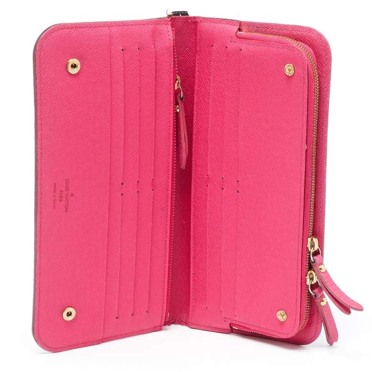 مملوكة مسبقًا Louis Vuitton Black Monogram Multicolore Canvas Insolite Pistache Wallet