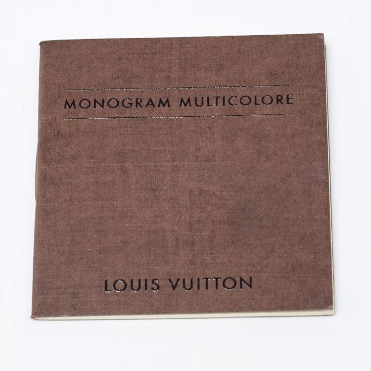 مملوكة مسبقًا Louis Vuitton Black Monogram Multicolore Canvas Insolite Pistache Wallet