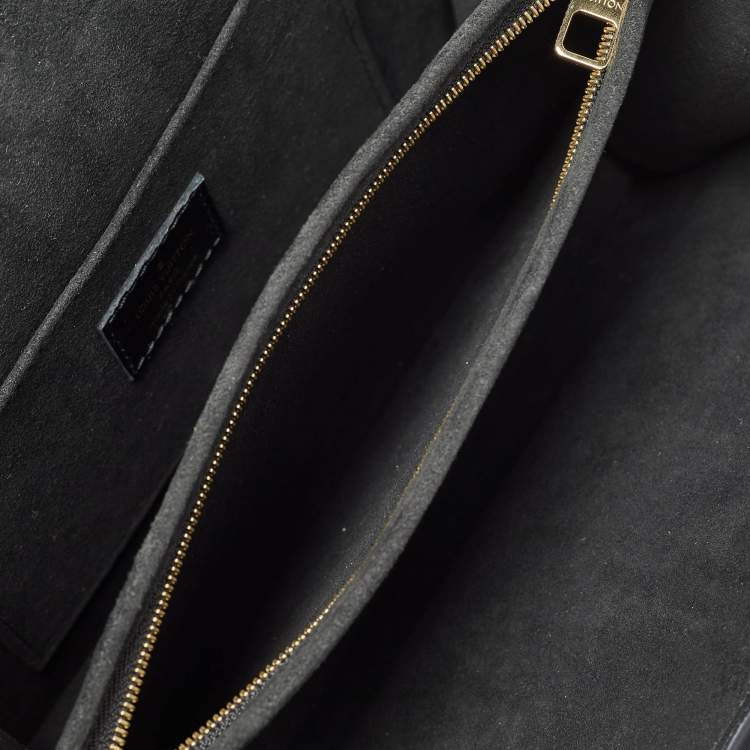 Pre Owned Louis Vuitton Black Leather Dauphine MM Bag